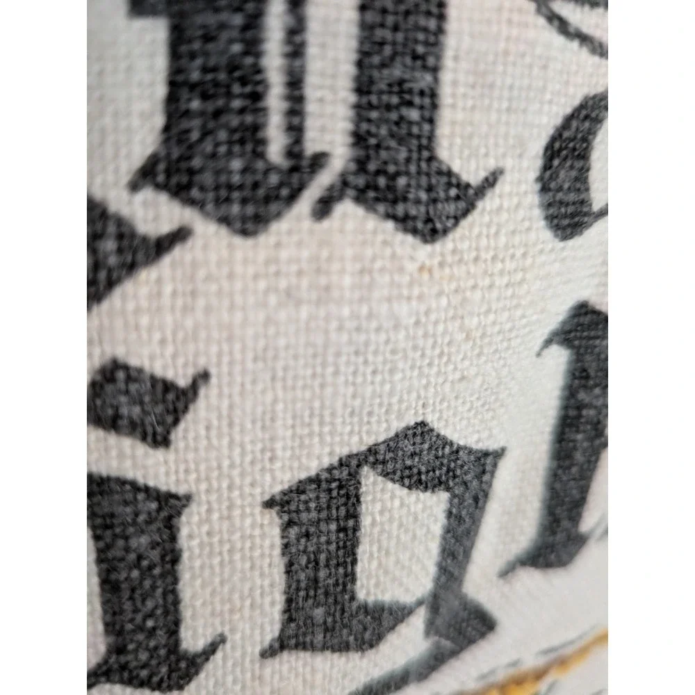 Vintage 1967 Linen Calendar Tea Towel Bless This House Wall Hanging Mid Century